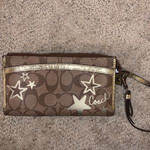 Coach wallet with stars ⭐️